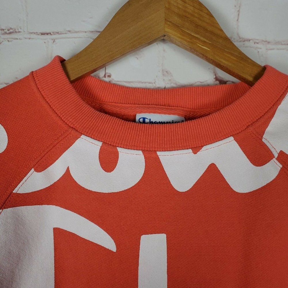 Champion Unisex S Reverse Weave All Over Print Short Sleeve Fleece Sweatshirt - Picture 8 of 12